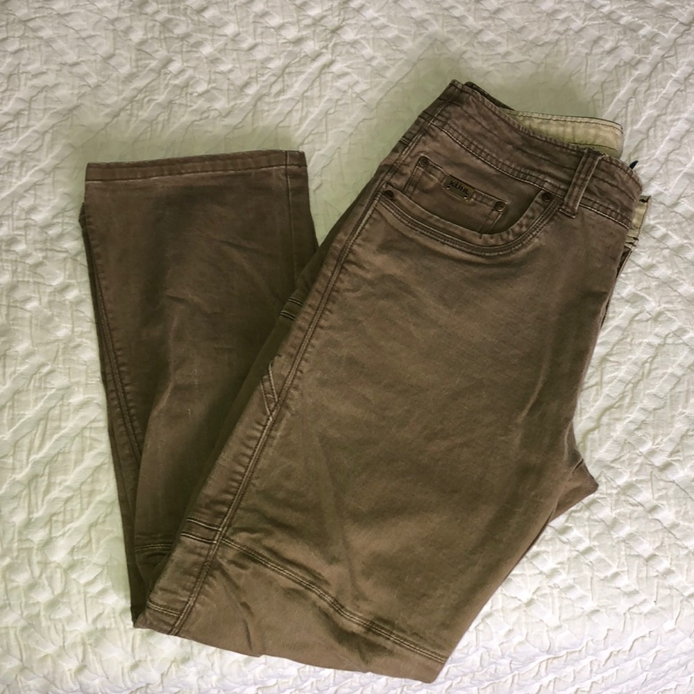 Kuhl REBEL fit 33x30
Actual 
Waist - 32”
Inseam - 29”
Outer  - 39”
Leg  - 8 1/4”